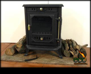 The Alhaurin - Wood Burner ECO01 - Cast Iron Wood Stove The Alhaurin - Wood Burner ECO01 - Cast Iron Wood Stove