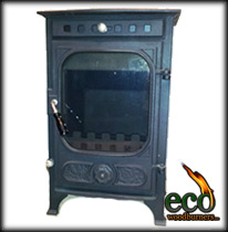 The Barcelona - Wood burning stove with back boiler ECO039B
