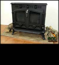 The Cadiz - Wood burner with back boiler ECO006B