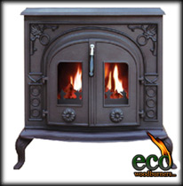 The Madrid - Wood burning stove with back boiler ECO016B